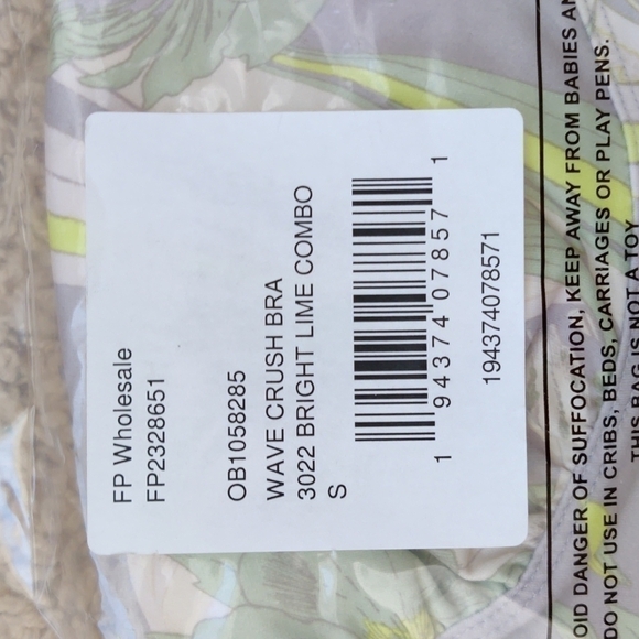 NEW Free People Movement Wave Crush Bra Small - Picture 8 of 11